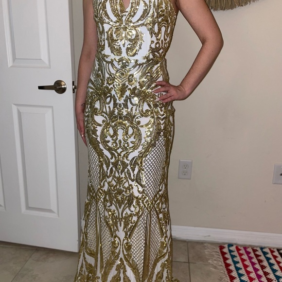 NWT Windsor Dress Jaylene Formal Sequin - Picture 3 of 4